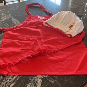 🎃 Pampered Chef apron and hat set 🎃